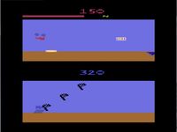 une photo d'Ã©cran de MotoRodeo sur Atari 2600